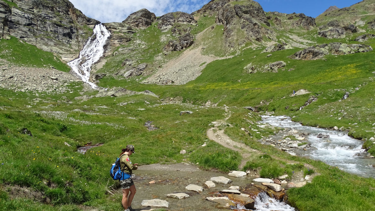 Cascade du Montet en Vanoise