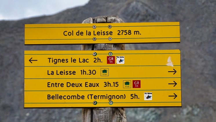 Col de la Leisse randonnée en Vanoise baw