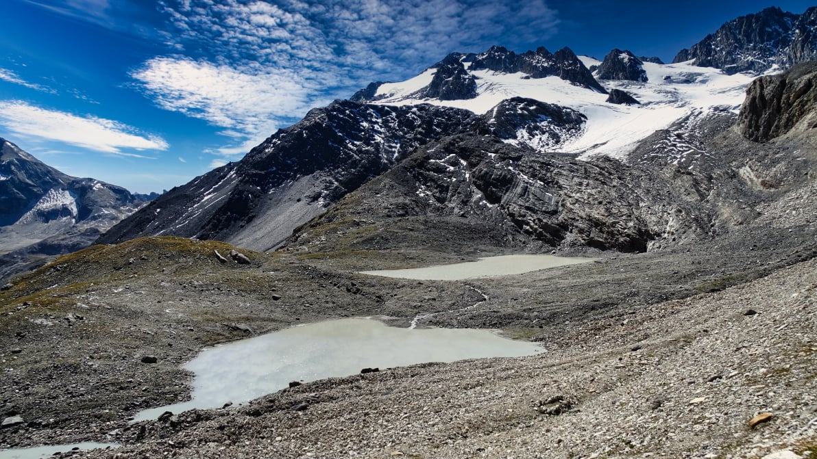 Glacier de Gébroulaz randonnée  massif de la Vanoise