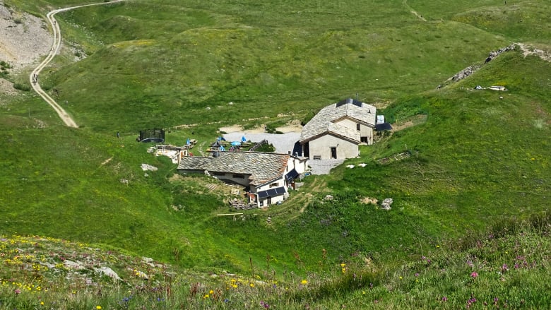 Le refuge et auberge de Bellecombe massif de la Vanoise